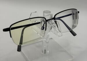 Flexon Washington 600 412 56-18 Memory Metal Eyeglass Frames Gunmetal
